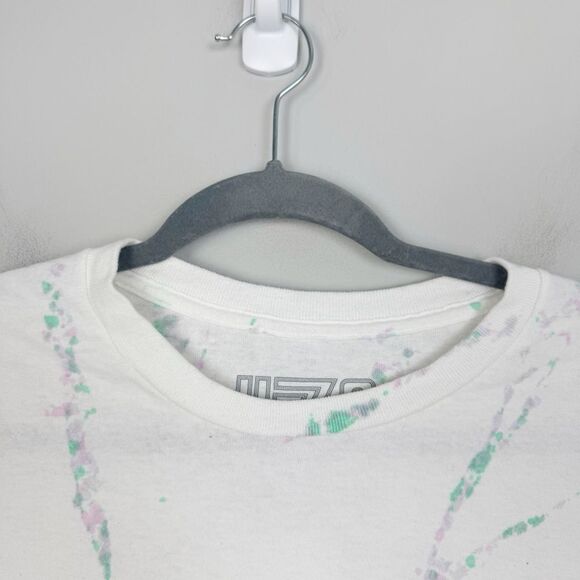 LIZZO | NEW! Tie Dye Puff Print Tour Merch Short Sleeve White Tee Unisex Size XL - Picture 3 of 8